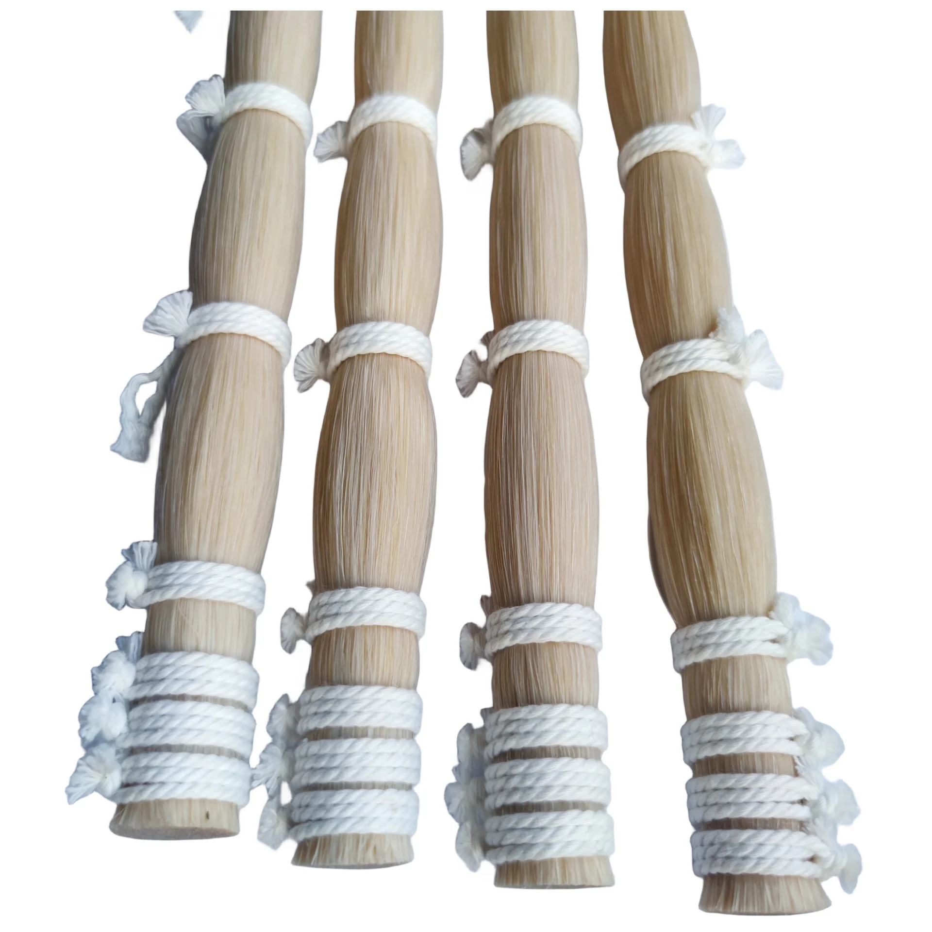 1000 grams violin cello bow hair Mongolia natural white horse tail hair 81-84cm violin bow hair