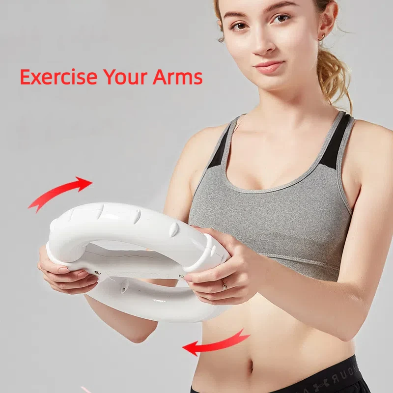 Arm Power Fitness Ring Adjustable Wrist Ball Home Training Grip Bar Chest Expansion Device for Men and Women