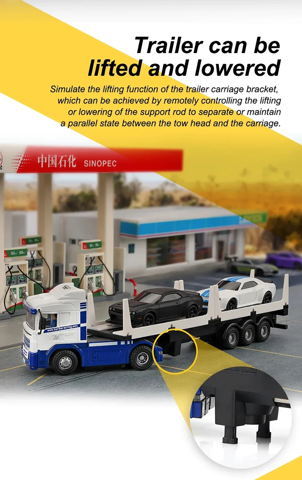 TURBO RACING 1/76 C50 セミトレーラー フルセット