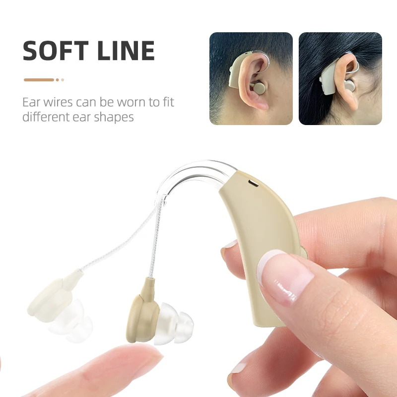 BTE Rechargeable Sound Amplifier Severe Hearing Aid For Deaf People Rechargeable Hearing Aid For The Deaf People 4