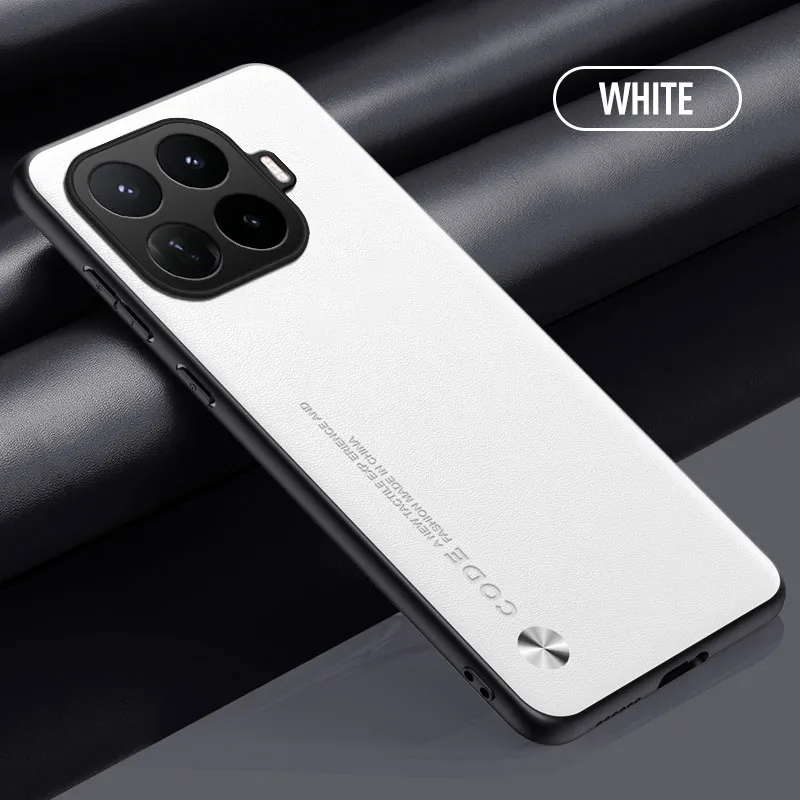 Premium PU Leather Shockproof Lens Protection Phone Case Cover