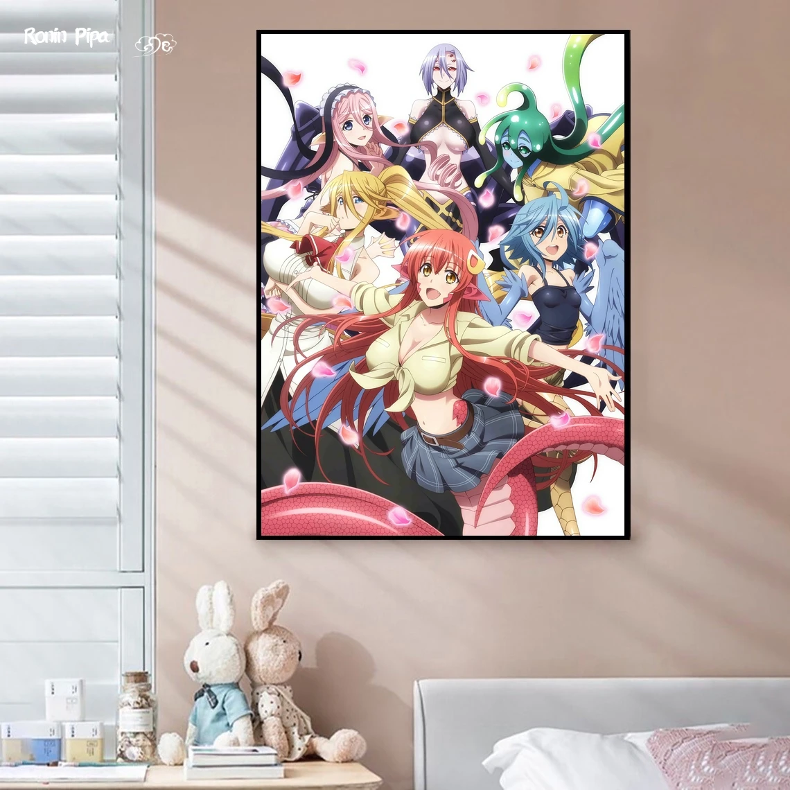 Monster Musume Everyday Life Anime Poster Art Print Canvas Painting Wall  Pictures Living Room Home Decor (No Frame)| | - AliExpress