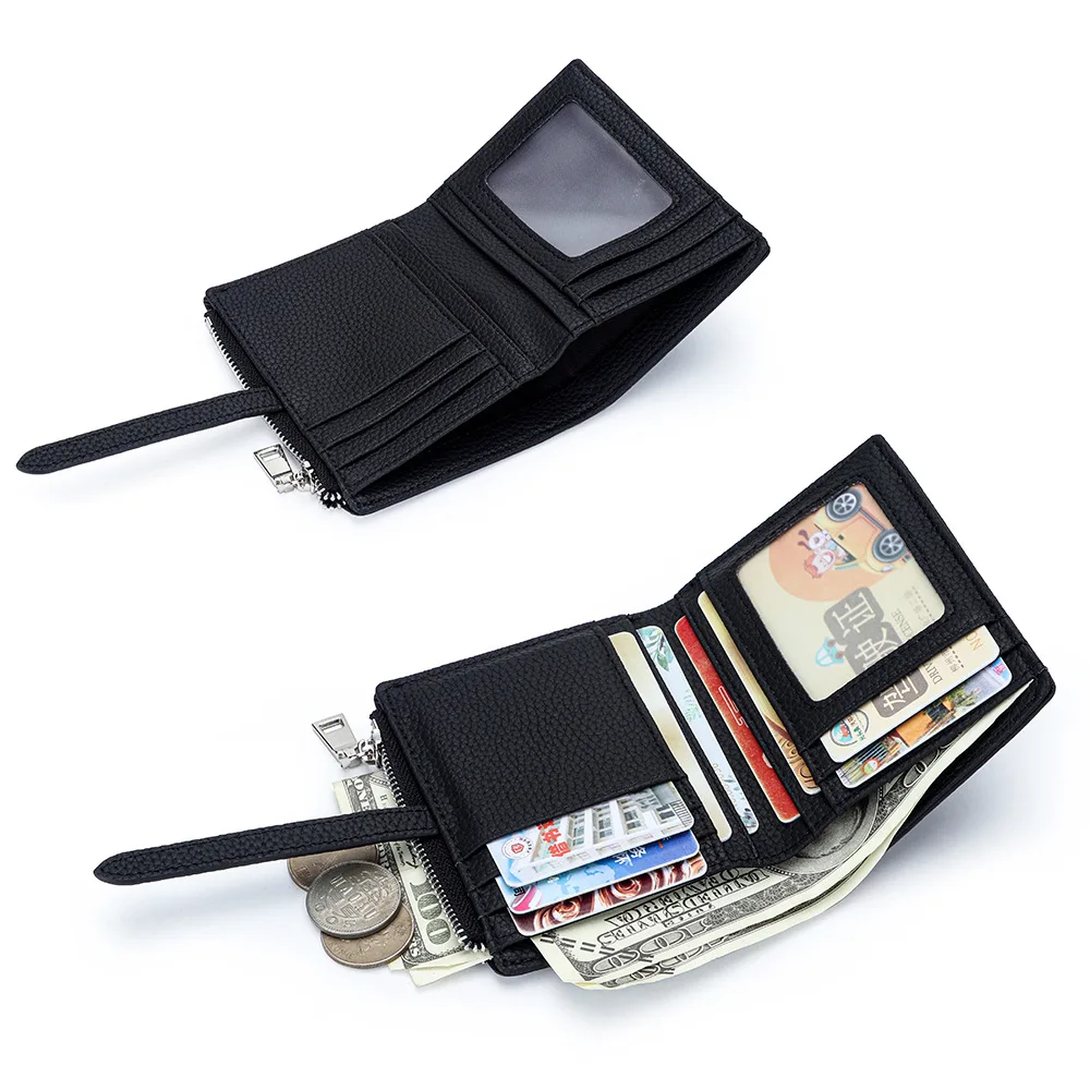 Cow Genuine Leather Womens Wallets Coin Purses Card Holder