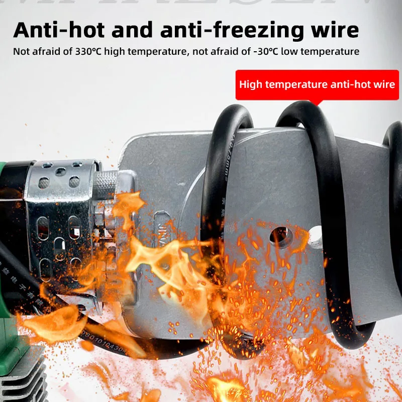 PPR 2500W Water Pipe Hot Melt Machine with Digital Display Temperature Control PE Welding PB Plastic Welding Machine Double Tube 3