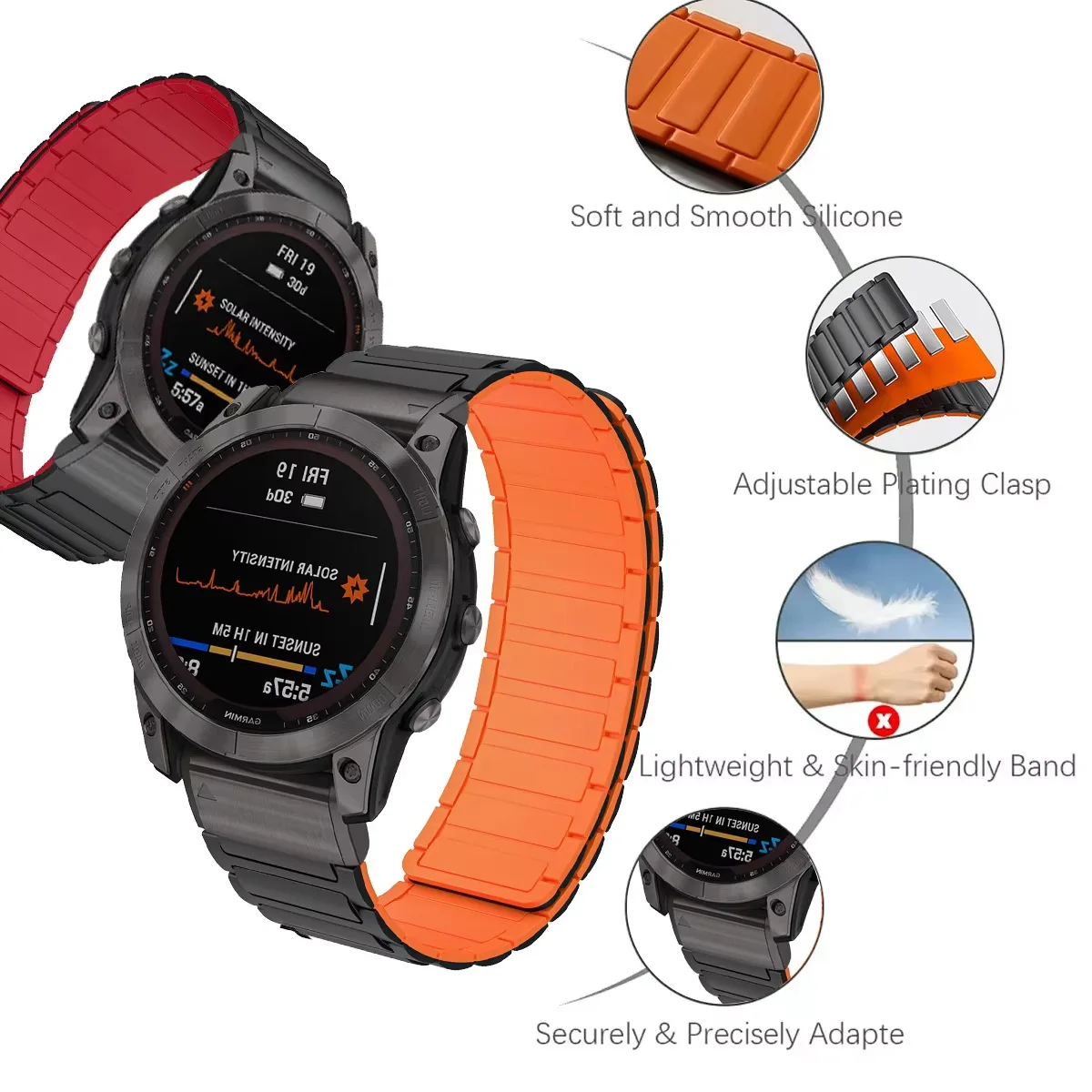 Silicone Quick Fit Strap (22-26mm)