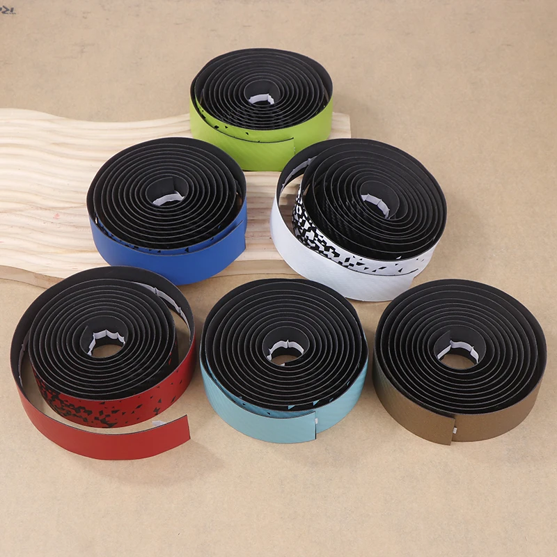Anti-Vibration PU EVA Bent Cycling Road Bike Tapes Bicycle Handlebar Tape Racing Handlebar Belt Bicycle Wrap Bike Accessories
