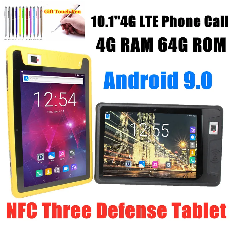10.1 INCH 4G LTE NFC Phone Call 4G+64G ROM Tablet PC MT6761 Android 9.0