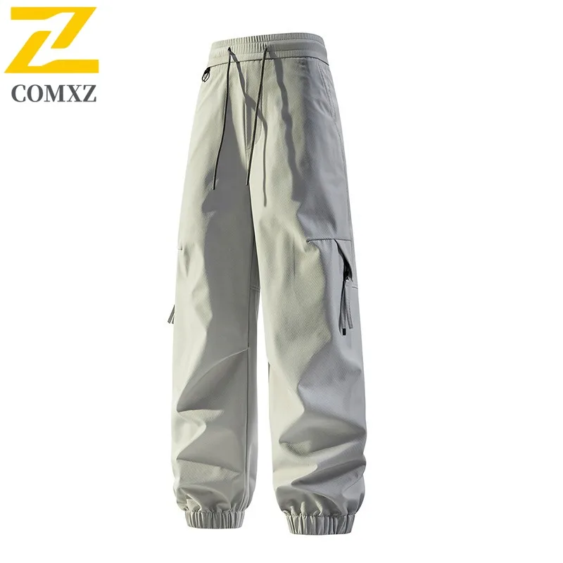 ​Men Softshell Hiking Pants Spring Summer Waterproof American Style Outdoor Camping Trekking Windproof Quick-Dry Casual Trousers