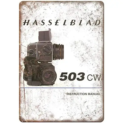 Hasselblad 503 Cw Film Camera Retro Look Wall Poster Tin Sign Vintage Bbq Restaurant Dinner Room Cafe Shop Decor