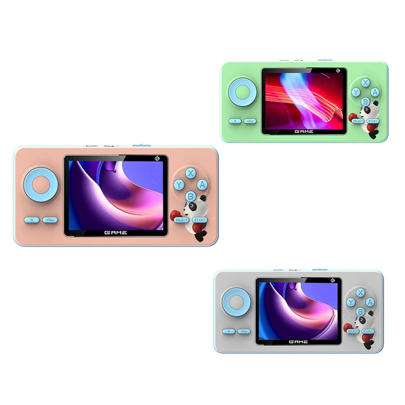 Mini Portable Game Console Retro Classic Handheld Game Player 8 Bit With 520 Free Games Kids Gift-Grey Durable 6