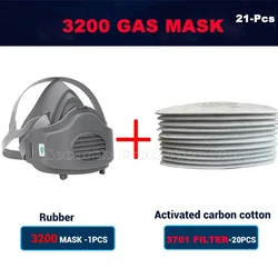 Multi-Purpose Dust-Proof Safety Mask with Cotton Filter for DIY and Professional Use (21in1 Mask Set 2)
