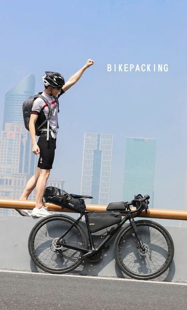 Rhinowalk - Sac De Tube Supérieur De Vélo 1,2 L/2,1 L, Résistant à L