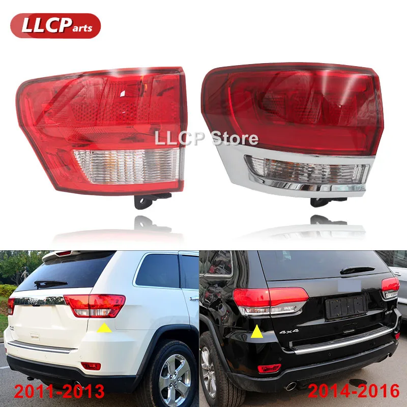 Luz trasera de freno exterior para Jeep Grand Cherokee, lámpara trasera