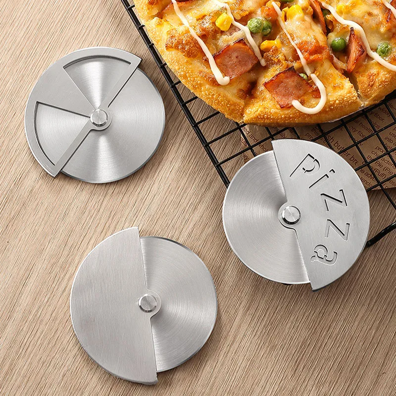 

10pcs Stainless Steel Round Wheel Cutting Knife For Pizza Roller Dough Pizza Slicer Cutter Baking Accessories Tools