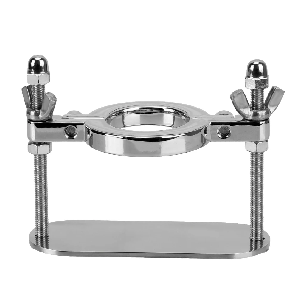 Männliches Trainingsgerät Keuschheitsgürtel Metall Spike Ringklemme Hodenklemme Sexspielzeug für Männer Hodensackstimulation_voghion.com