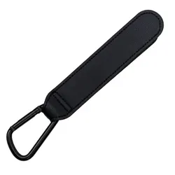 Multi-Function Adjustable PU Leather Stroller Hooks for Baby Diaper Bags - Strong, Durable, High-Quality (Black 1pc)