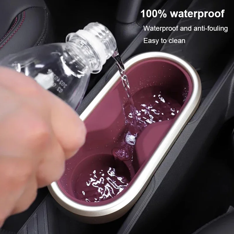 Silicone Water Cup Holder Mat Drink Non-slip Coaster Accessories For Mini Cooper Electric EV J01 E SE J05 Aceman cup holder coasters cup holder inserts car coaster pads cup holder insert