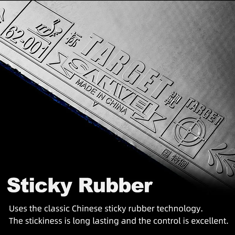 Original Sanwei Target Series Table Tennis Rubber Sticky Provincal Blue National Ping Pong Coasting Rubber with Elastic Sponge table tennis rubber