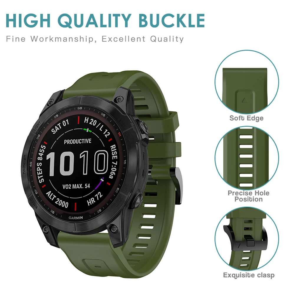 Garmin Fenix 7/6 Pro/5  ð  Ǹ Ʈ Garmin ø 22mm  ׼   ð 