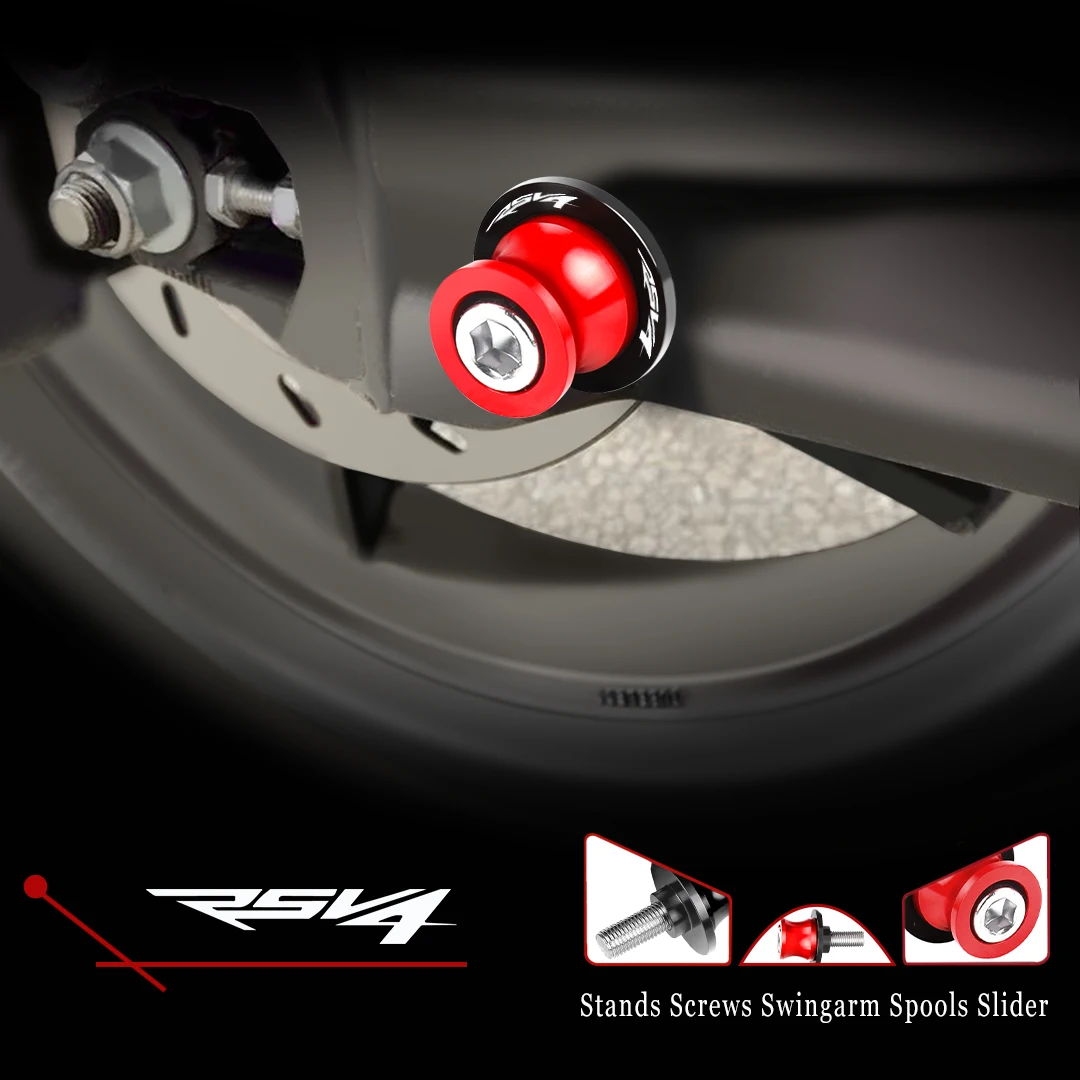 

Винт с подставкой для мотоцикла Aprilia RSV4 2009 2010 2011 2012 2013 2014 2016 2017 2018 2019 M6 катушки с маяткой слайдер