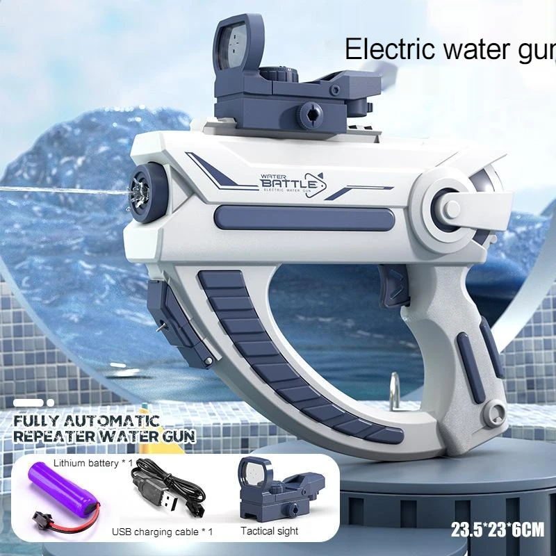 

Hot 2023 Water Gun Electric Glock Pistol Shooting Toy Full Automatic Summer Water Beach Toy For Kids Children Boys Girls Adults