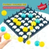 Bouncing Ball Game Jumping Ball Board Games Challenge Game Bounce Ball Toys Family Party Desktop Bouncing Toy Educational Toys 5