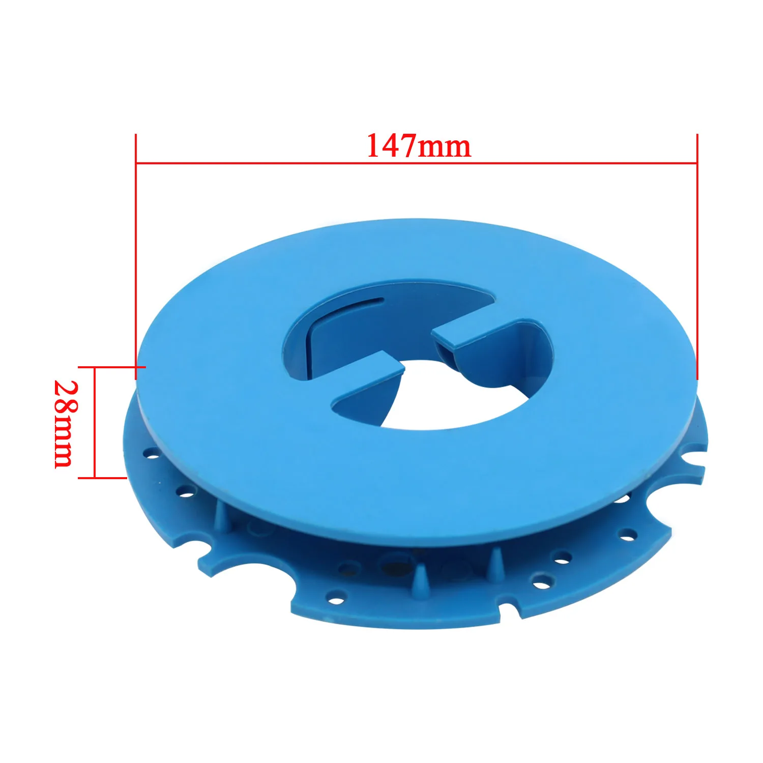 plastic brush Sweeper plate buckle center lock pad holder for Scrubber center locator Sweeper brush plate accessories