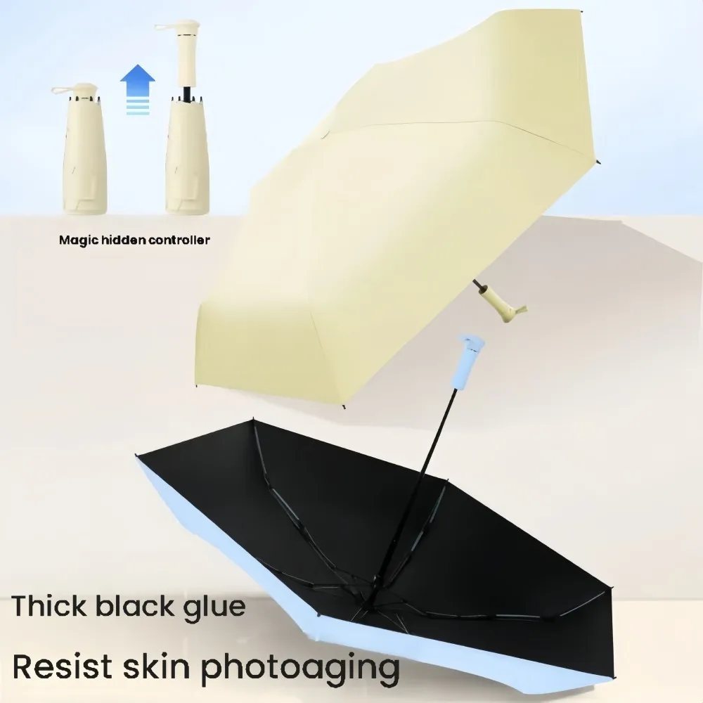 Compact Foldable Umbrella with UV Protection