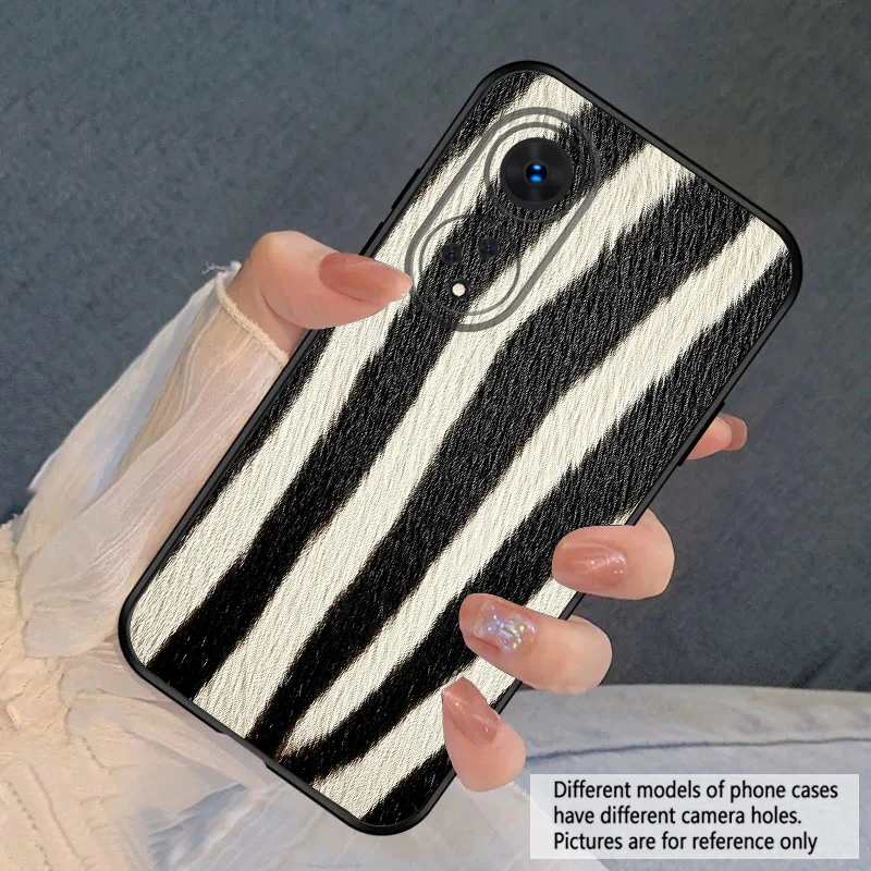 Tiger Skin Pattern Silicone Soft Phone Case