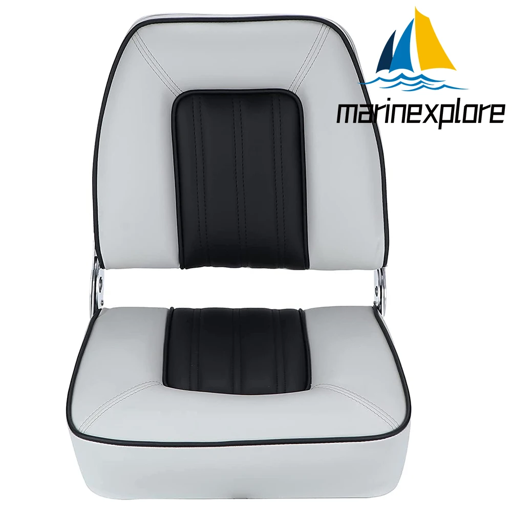 High Back Boat Seats Marine Fishing Chairs Folding pvc Boats Seats lancha кресло в лодку пвх 보트의자 Boat Accessories мулле мек строит лодку