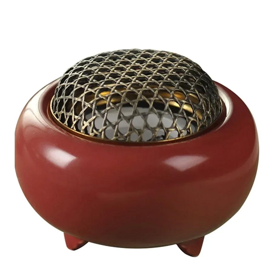 

Ceramic Incense Burner Ornament Electric Porcelain Incense Burner Modern Chinese Portable Round Norse Porta Incenso Home Decor