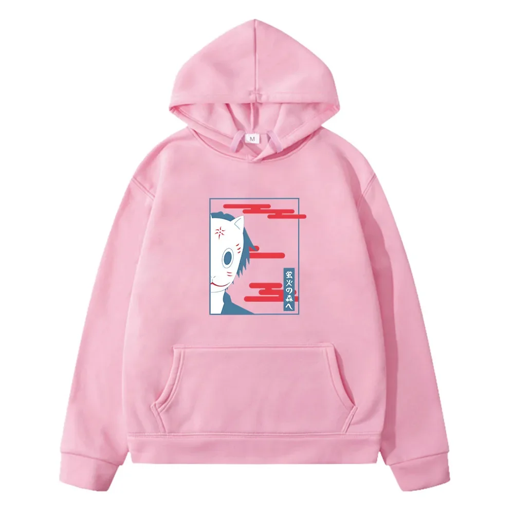 Худи Hotarubi No Mori E Harajuku аниме Манга/комикс свитшоты Одежда для мальчиков и девочек оверсайз уличная одежда с длинными рукавами