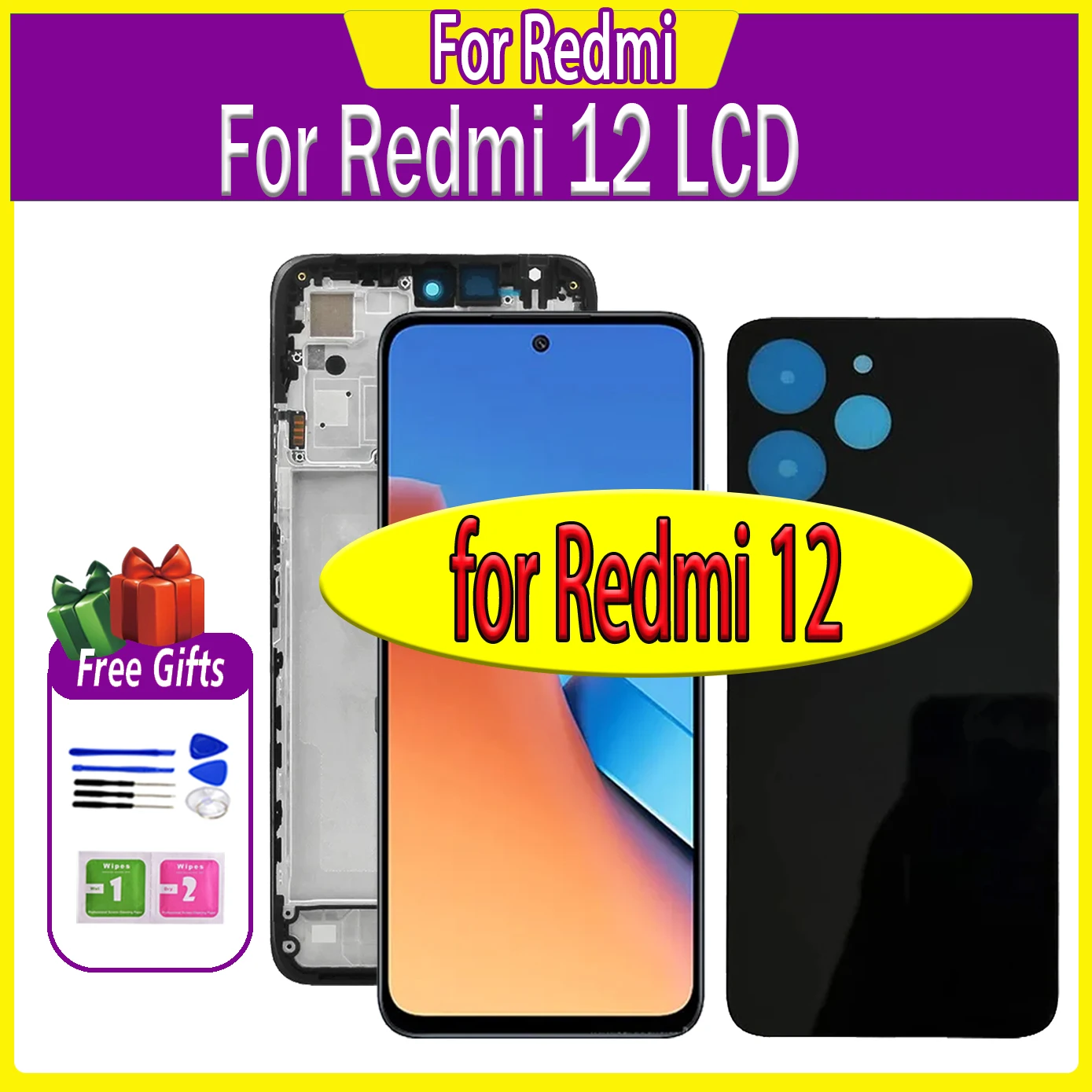 6-79-LCD-For-Xiaomi-Redmi-12-LCD-Display-Touch-Screen-Panel-Digitizer ...
