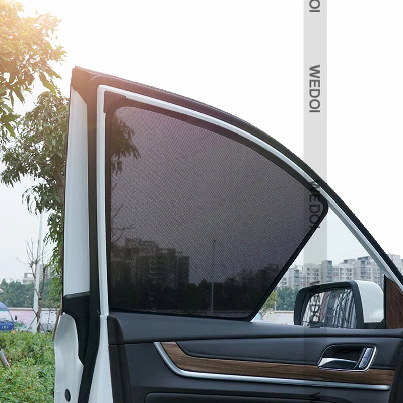 

New Car Side Rear Window Sunshade Magnetic 7pcs/set UV Protection for SOUAST DX3 DX7 Perspective Mesh Hot Sale Accessories