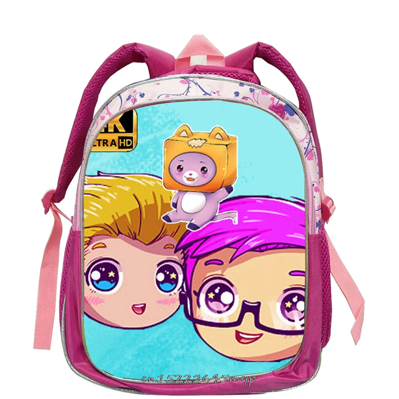 Kawaii Cartoon Kids Zaini Lankybox Zaino Impermeabile Alla Moda Scuola Materna Scuola Primaria Bookbag Studente Mochilas