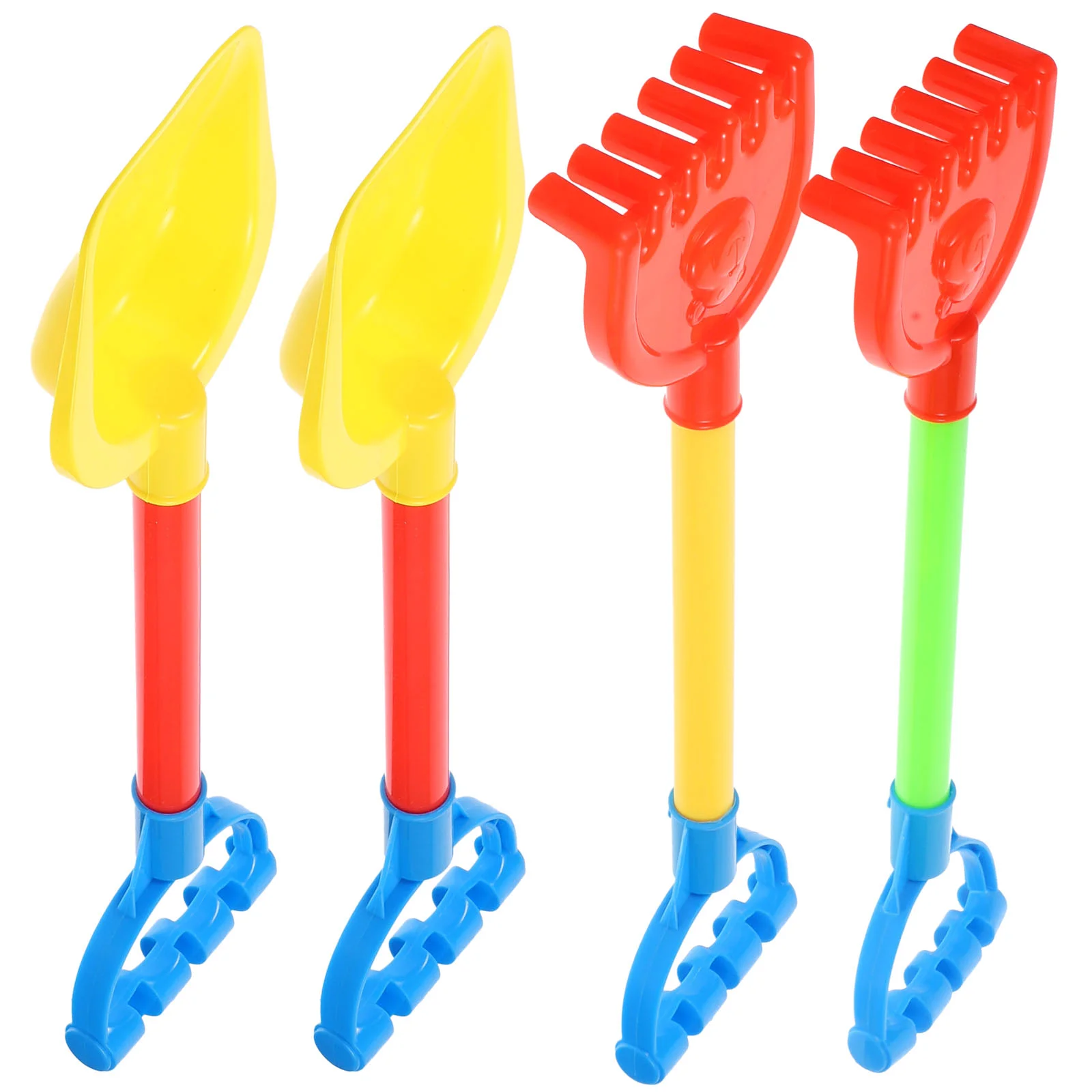 

Beach Toy Children Toys Kids Sand Shovels Rakes Tools Bright Color Heavy Duty for Childrens