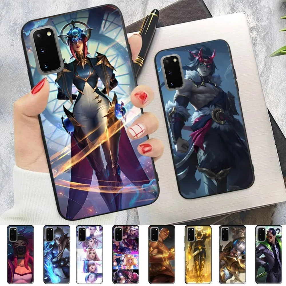 A-Akali Kaisa Seraphine L-Lol Custodia Per Telefono Per Samsung S 9 10 20 21 22 23 30 23Plus Lite Ultra Fe S10Lite Fundas