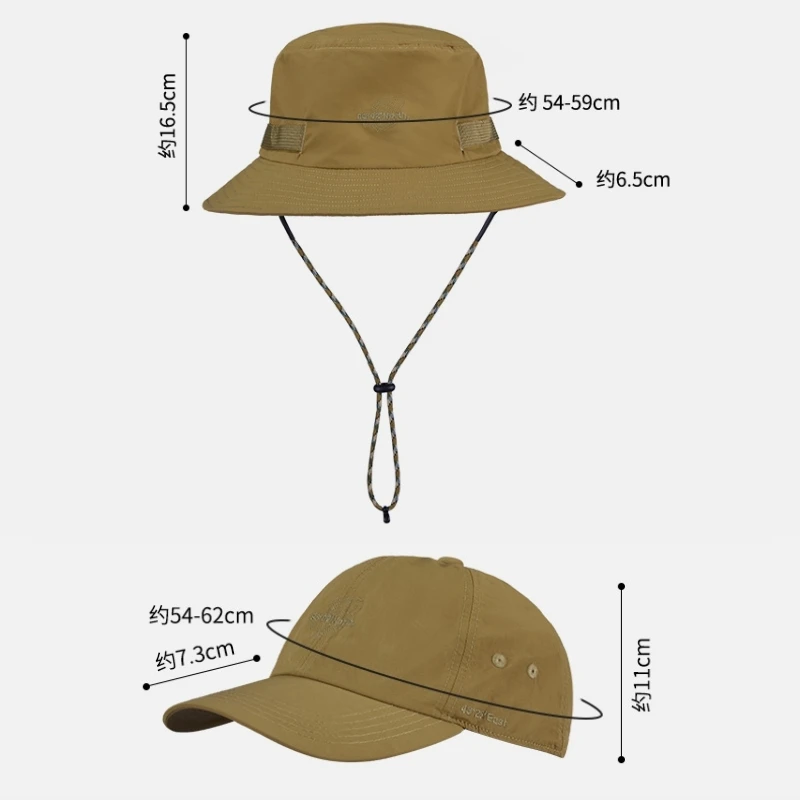 Naturehike Outdoor Sun Protection Peaked Cap UPF50+ UV Protection Breathable Shade Fisherman Hat Travel Camping Hiking Beach Hat