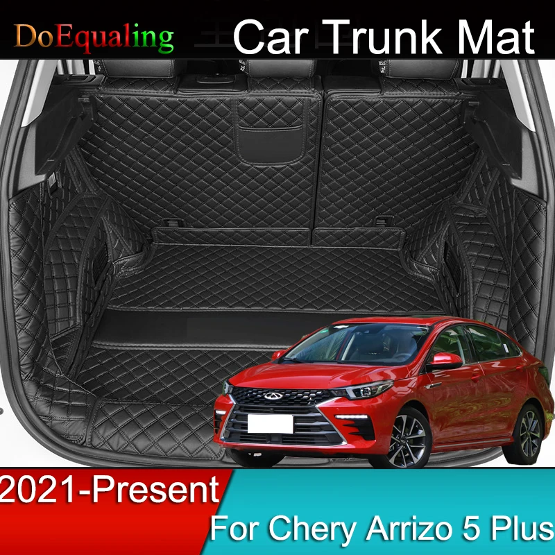 

Car Mats Trunk Net Accessries Interior Parts Panel Mat Eco Leather for Chery Arrizo 5 Plus 2021 2022 коврики в машину