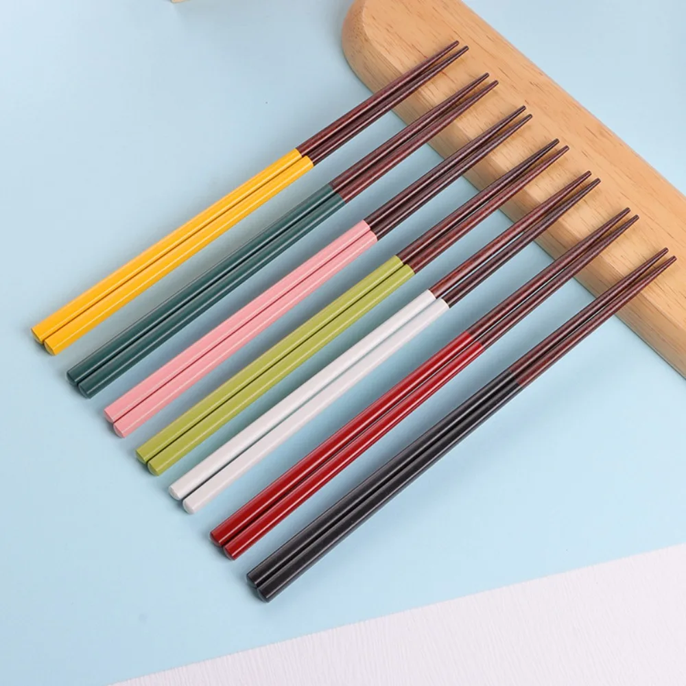 

Long Wooden Chopsticks, Natural Wood Sushi Chopsticks, Tableware 5Pair