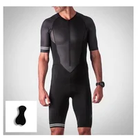 China Hot Sale Custom Design Tri Clothing Sublimation Breathable Short Sleeves Suits, Professional Triathlon Jumpsuit Suit 1