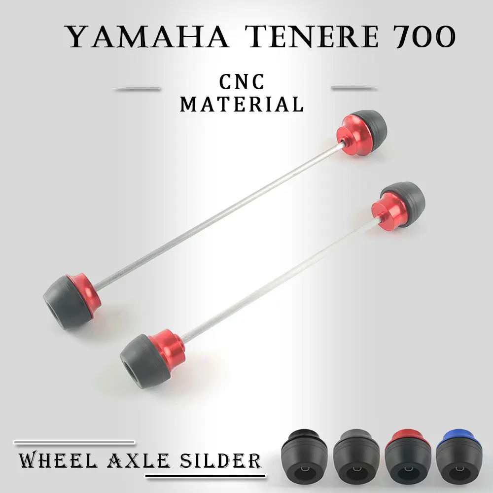 

Fit For YAMAHA Tenere 700 Tenere700 2019 2020 2021 Front and Rear Axle Fork Crash Sliders Wheel Protector