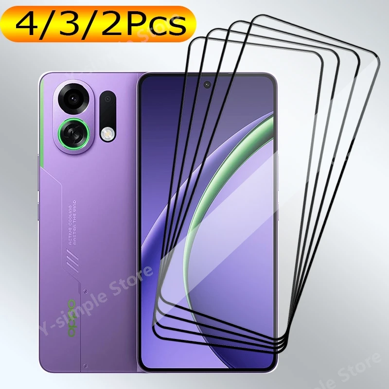 Premium Smartphone Tempered Glass Screen Protector - 9H Anti-Scratch Full Coverage, Available in 4/3/2 Pack Options