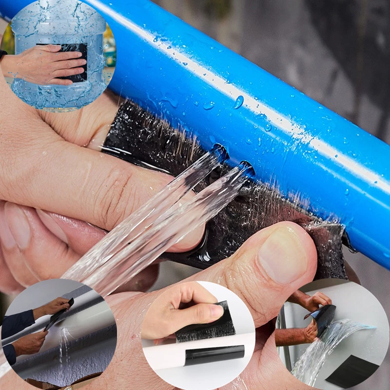 RepairTape150cmSuperStrongWaterproofAdhesiveTapeStopLeaksSeal