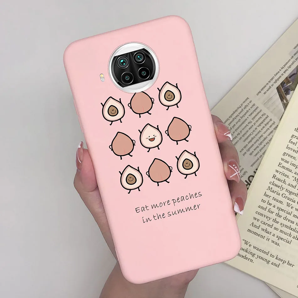 Stylish Painted Matte Silicone Soft Cover for Xiaomi Mi 10T Lite 5G