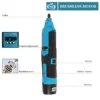 6-Speed 12V Wireless Drill Free Shipping Drilling Machine Engraver Rechargeable Electric Drill Wireless Grinder 6