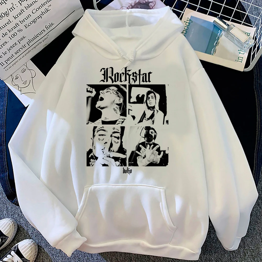 Duki-Sudadera con capucha de lana para mujer, ropa de manga larga, top, 2023