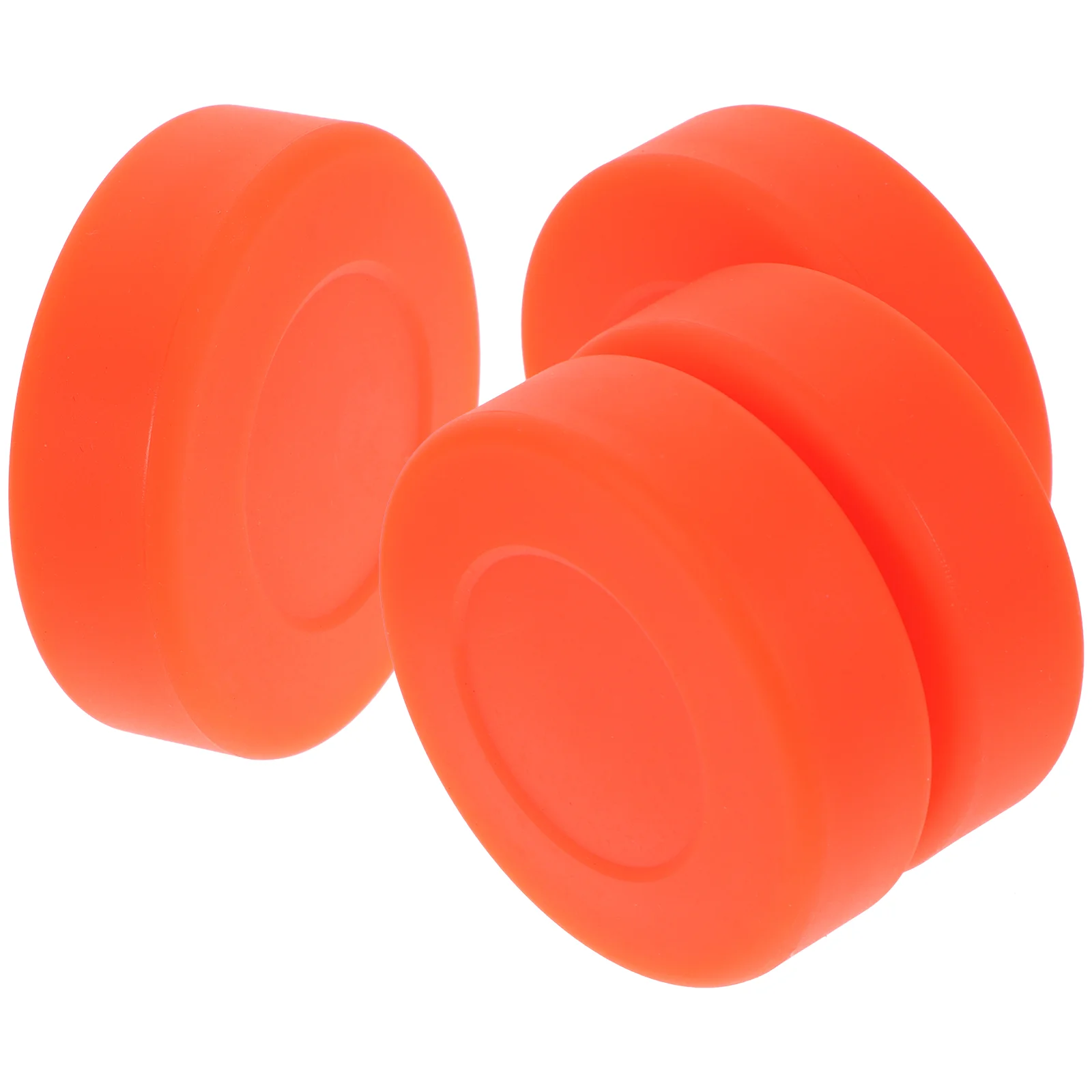 4pcs Ice Hockey Practice Rubber Sports Supplies Training Adults Children Low Friction Sliding Smooth Roller Field Team