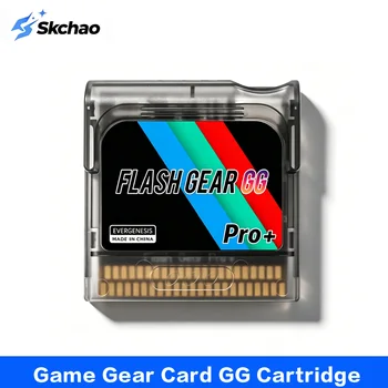 Cartuccia di Gioco Game Gear GG FlashMaster con Scheda TF da 4GB Pre-ricaricata con Oltre 1000 Giochi Compatibile con Console Sega Game Gear