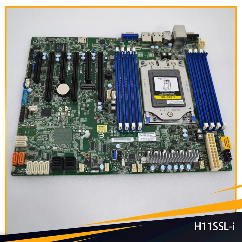 

H11SSL-i Motherboard EPYC 7001/7002 Series Processor ECC DDR4 16 SATA3 Dual Gigabit Ethernet LAN Ports For Supermicro